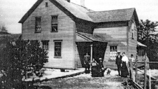 The Bufka home around 1900. Courtesy photo