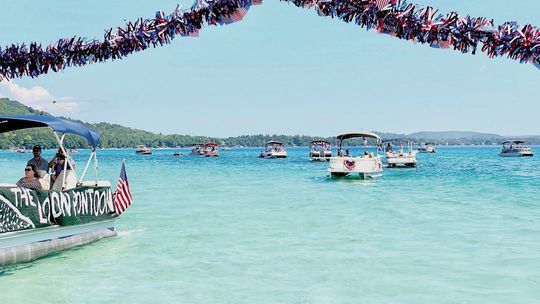 The Glen Lake Boat Parade