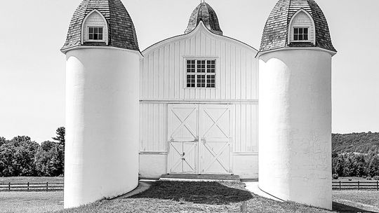 The iconic D. H. Day Barn was captured here by Mike Haynes of Northport.