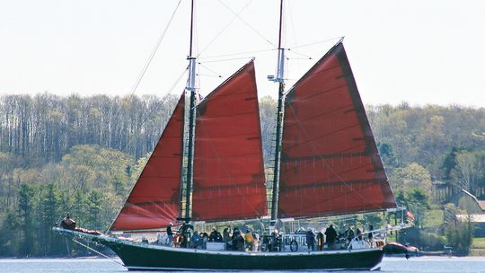 The Inland Seas had its first sail last week as weather warmed.