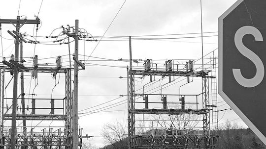 The National Park Service is providing land for a power station that supplies electricity to Glen Arbor to update and expand. In exchange, Consumers is abandoning utility easements near North Bar Lake and removing telephone poles and lines. Enterprise photo by Alan Campbell