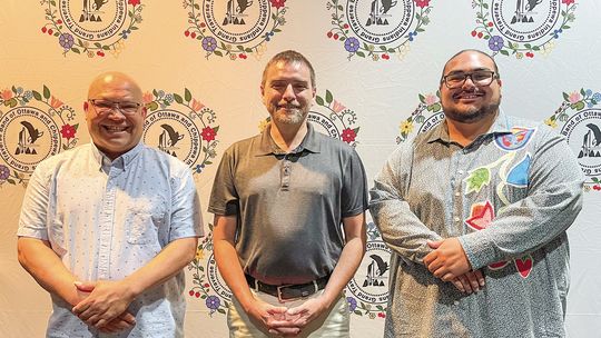 The three new Grand Traverse Band of Ottawa and Chippewa Indians' (GTB) council members