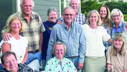 Thirty-one of the 58 graduates from Suttons Bay High School's Class of 1976 held their 50th