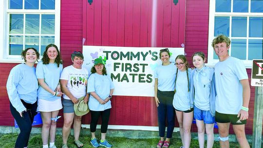 Tommy’s First Mates has been inspiring hope since 2021. Nearly 50 people made it out to Glen Haven for a ‘Hike for Hope’ on Saturday. From left to right: Sydeny Poineau, Kendall McNitt, Betsy Coffia, Holly Reay, Keltie Palmer, and Michael Houtteman. Courtesy photo