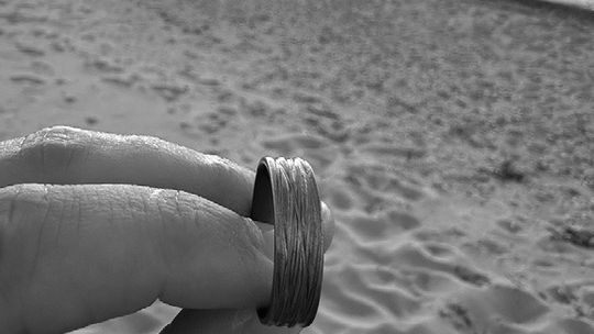 This wedding ring was returned to its owner with the help of a local swimmer and social media. Courtesy photo