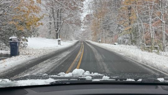 Winter is here for Leelanau Co. Road Comm.