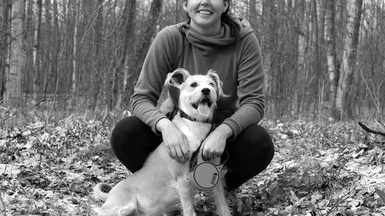 Claire Wood, communications director for the Leelanau Conservancy, says she’s happiest when outside in nature, and works at several nonprofit organizations protecting the environment. Courtesy photo