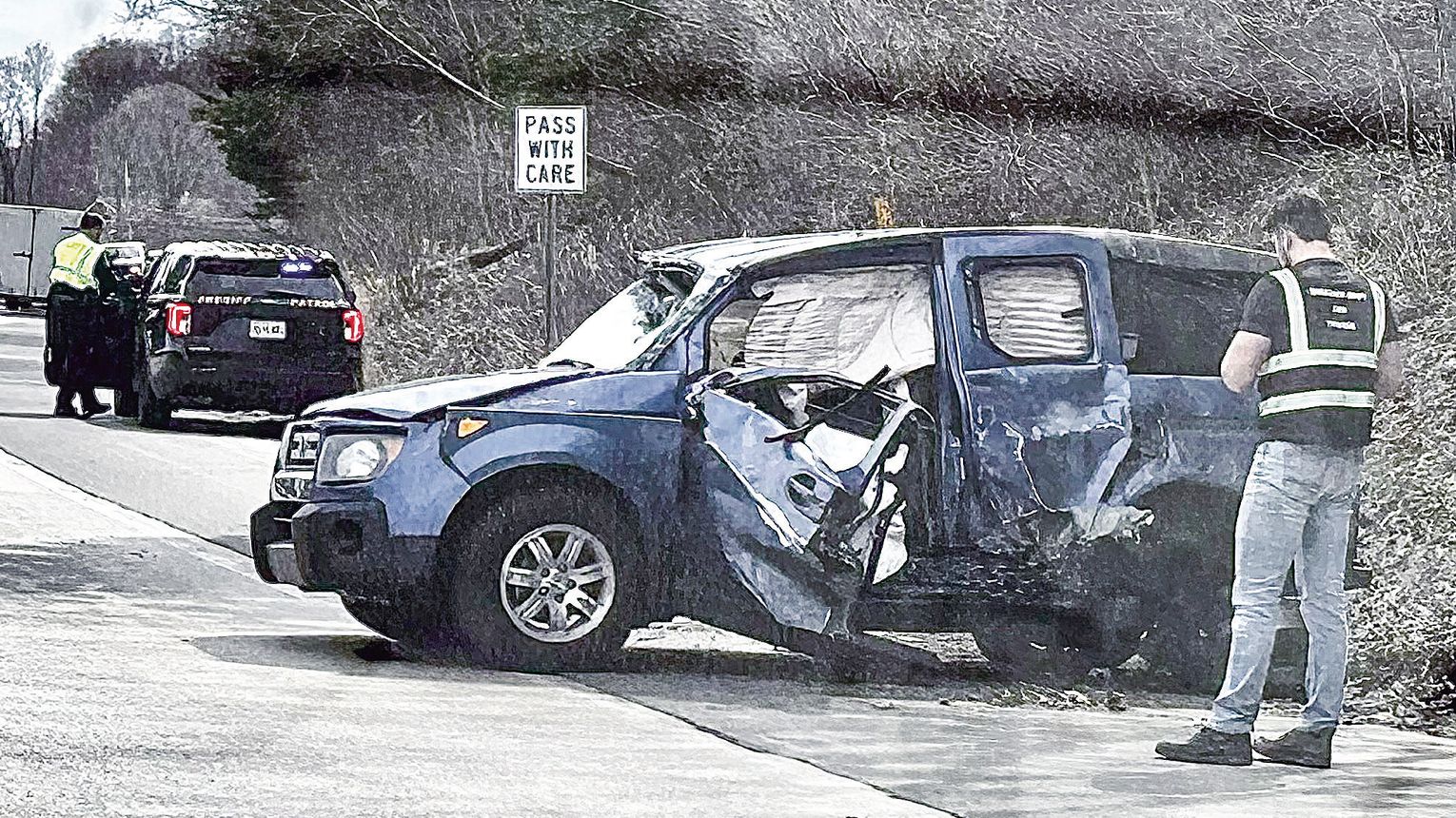 Man charged after accident