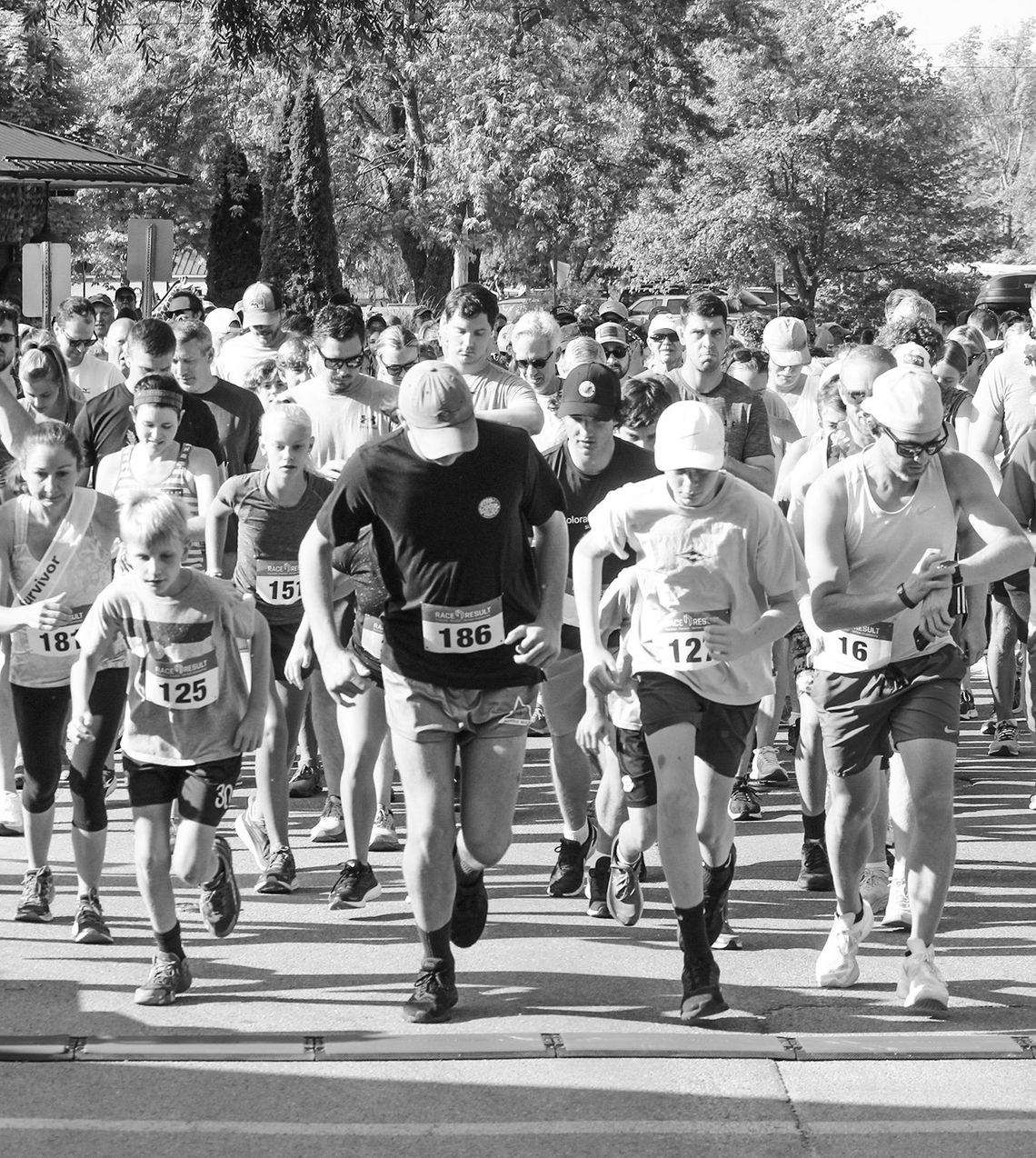 Hundreds of runners gathered for the Northport Run for Cancer last year. This will be the 45th edition of the local race. Enterprise photo by Brian Freiberger