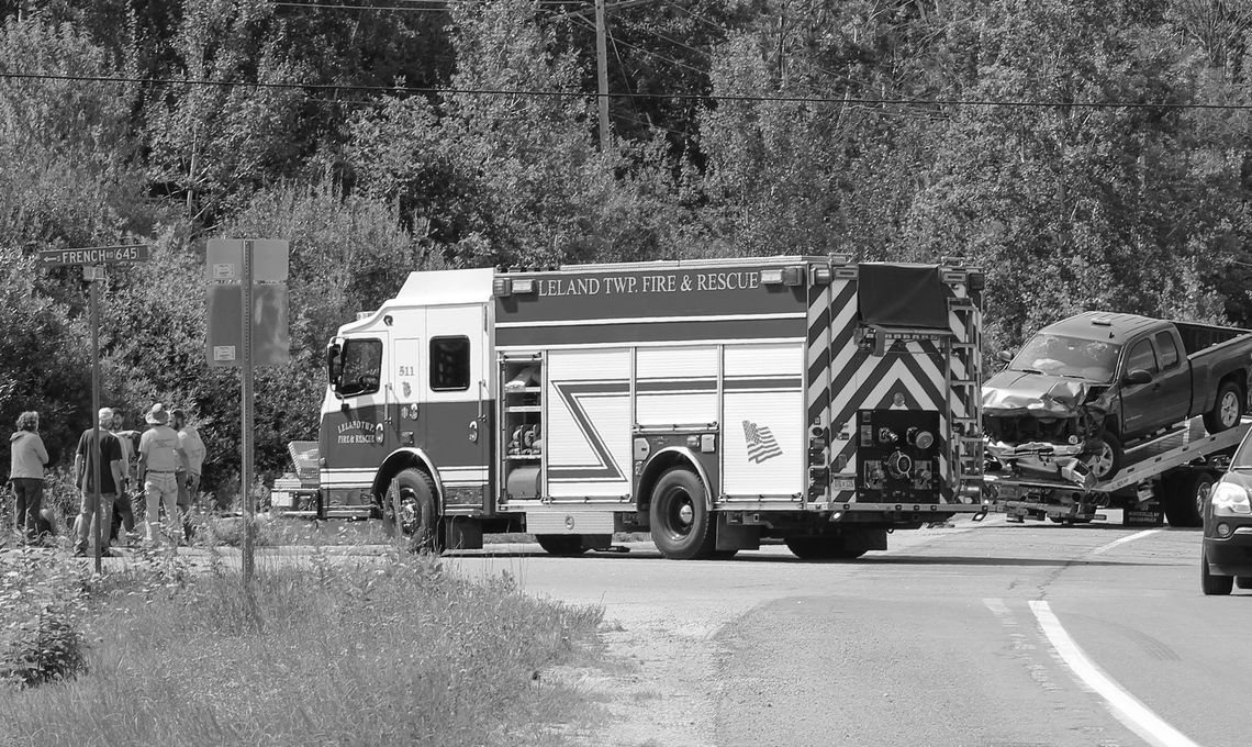 A multiple vehicle accident A multiple vehicle accident Monday on M-204 near French Road caused injuries necessitating a trip to Munson Medical Center. The incident remains under investigation. Enterprise photo By Brian Freiberger