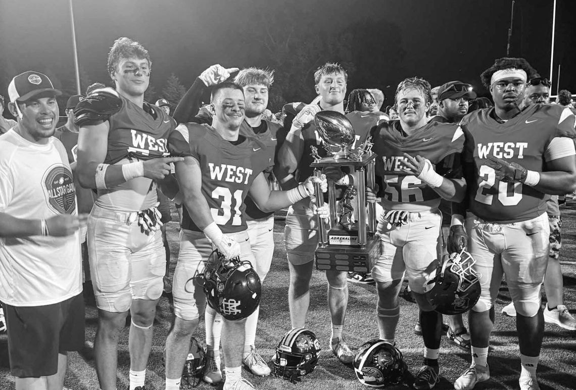 Allen plays in football all-star game