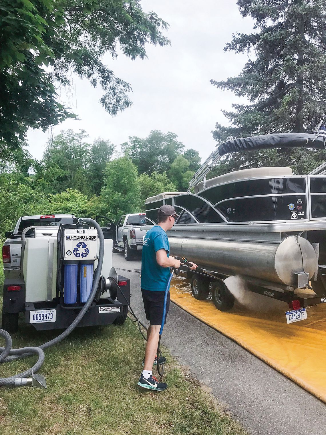 The Bingham boat launch is one of four washing stations put in place on Lake Leelanau. Courtesy photo