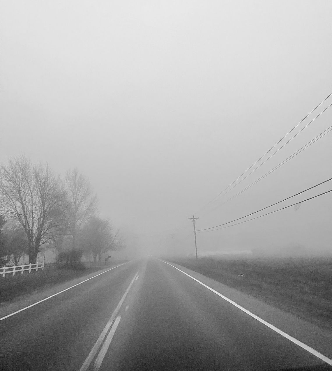 Areas of dense fog were observed in Leelanau County Areas of dense fog were observed in Leelanau County, like pictured here on Bugai Road, and much of northern lower Michigan on Tuesday. The U.S. National Weather Service Gaylord announced a dense fog advisory in effect until 7 a.m. Wednesday, advising drivers to take proper precautions whil...