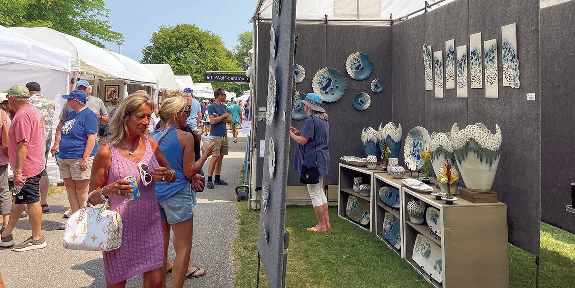 The Suttons Bay Art Fair last weekend featured something for any art lover. Enterprise photo by Meakalia Previch-Liu
