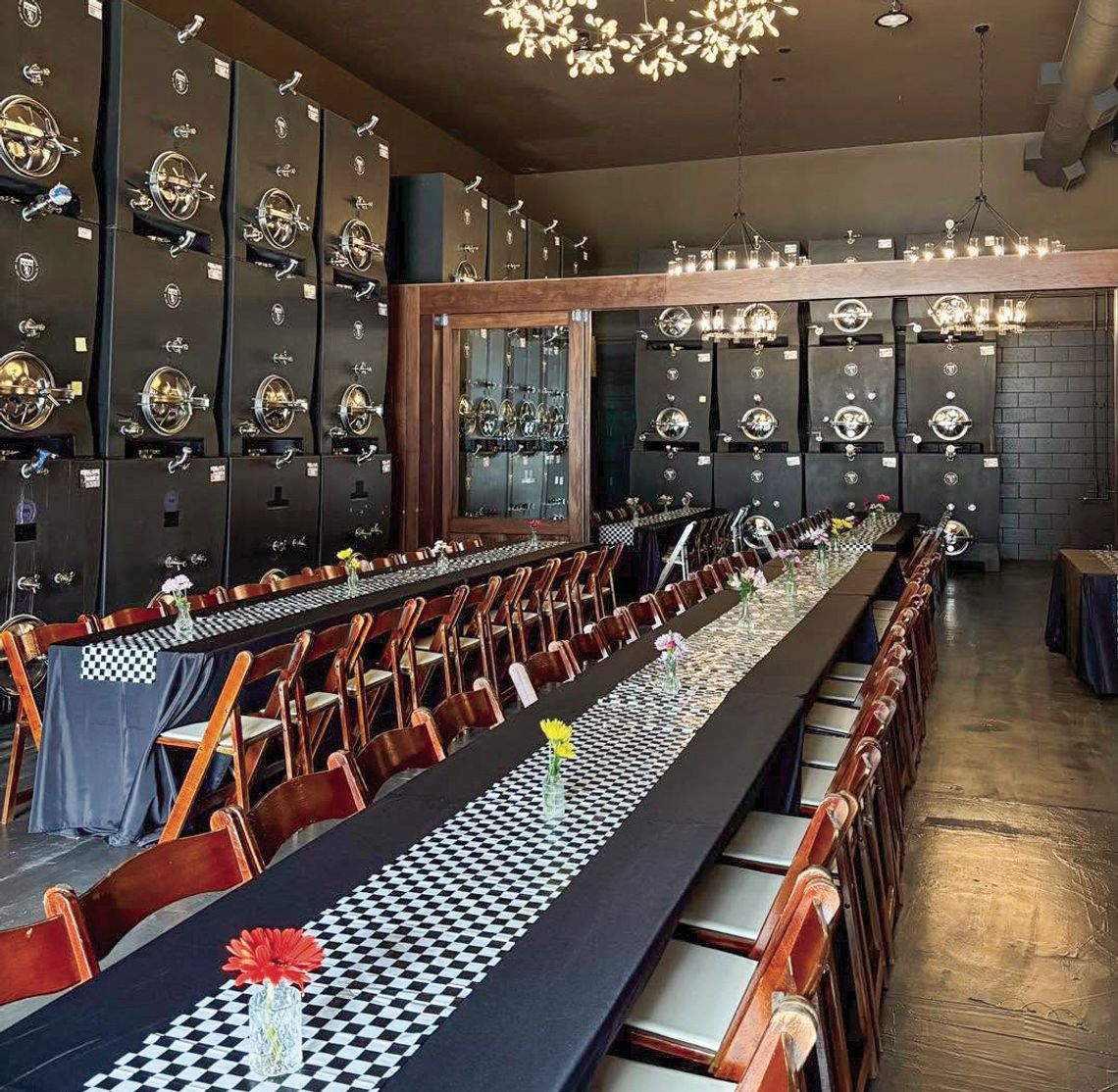 Beneath Good Harbor Vineyards, a cellar built for every season