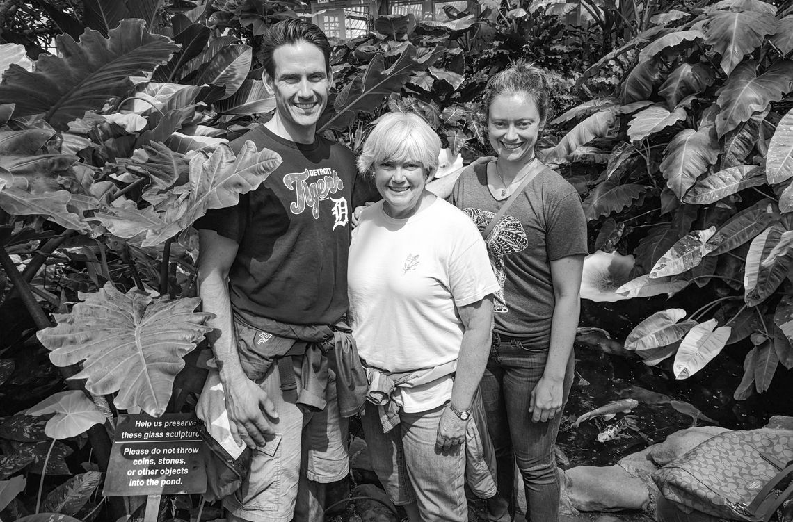 Empire resident Kathy Cole (at center), is seen with her kids Ryan Cole (left) and Tracy Cole. Courtesy photo