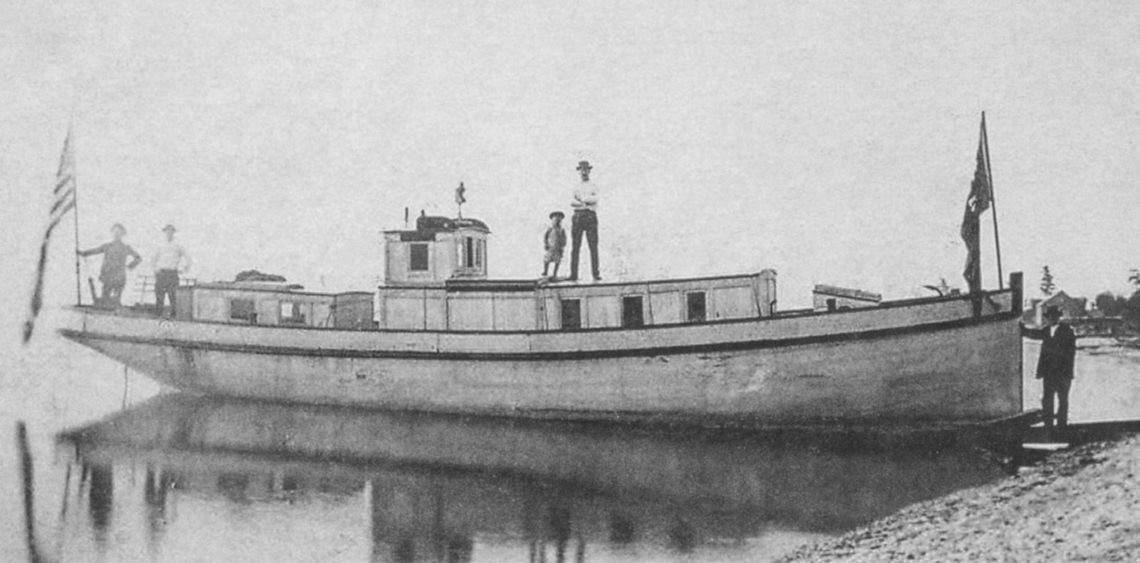 Boats brought goods, people