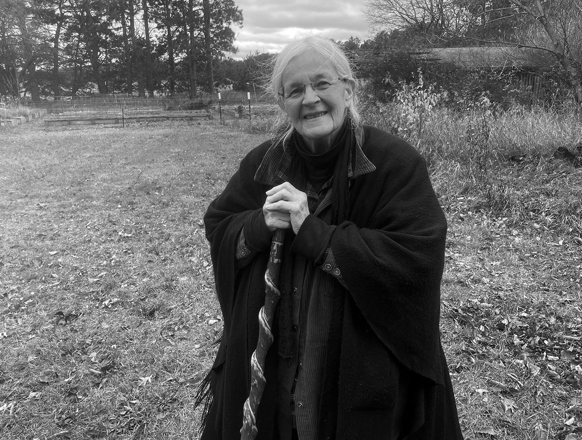Peggy Core is the heart and soul of the Rex Dobson-Ruby Ellen Farm in Bingham Township. Enterprise photo by Brian Freiberger