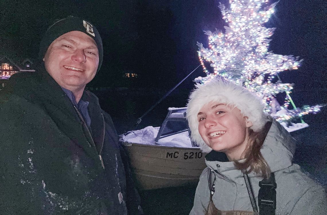 Christmas tree boat tradition continues