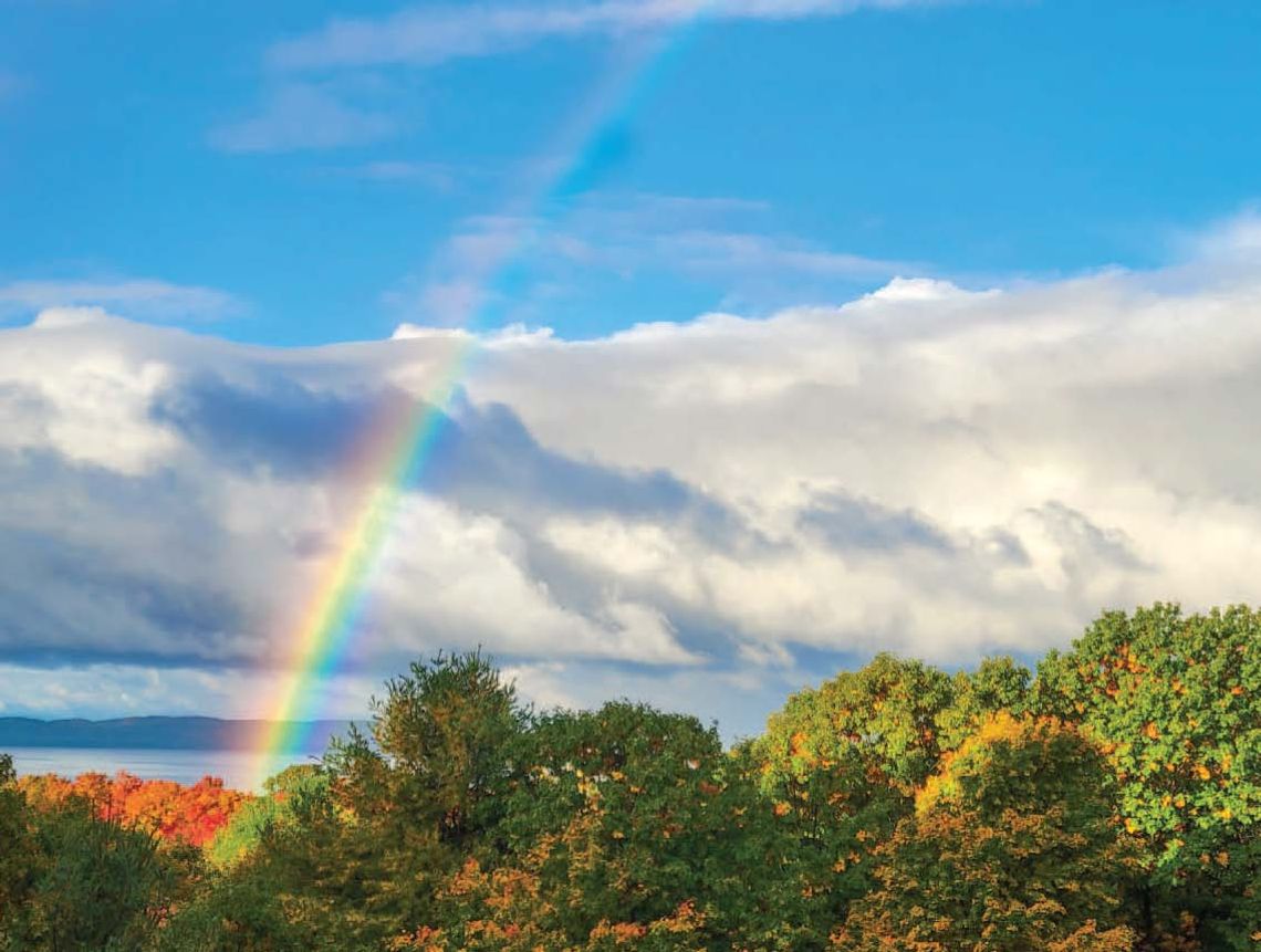 Claire Shea captured this scene from her home yesterday
