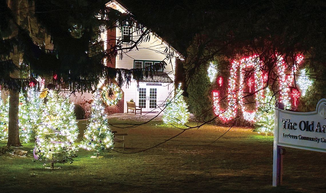Cool, dry weather has been favorable for taking in holiday lights throughout the county Cool, dry weather has been favorable for taking in holiday lights throughout the county. This photo was taken Monday night at the Old Art Building in Leland. Enterprise photo by Amy Hubbell