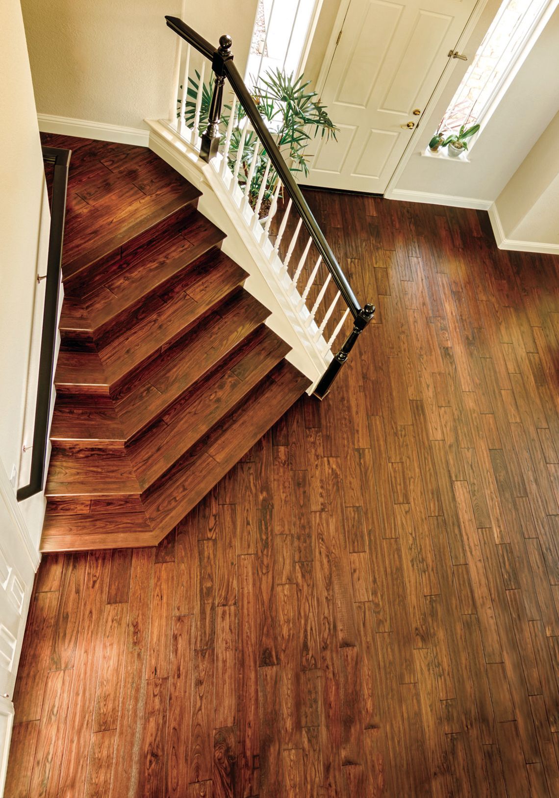 Some studies show wood floors can increase your home’s value by 3 to 5%. Stock photo