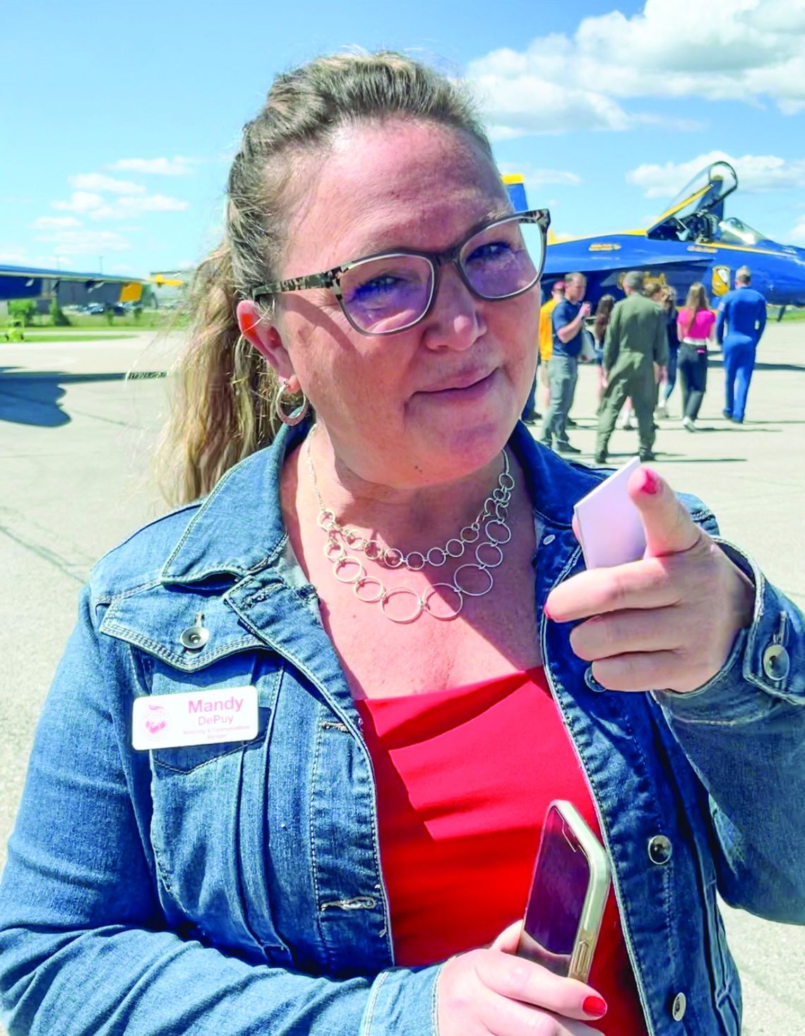 Mandy DePuy of Maple City returned to the National Cherry Festival returned as the communications and marketing director. Courtesy photo