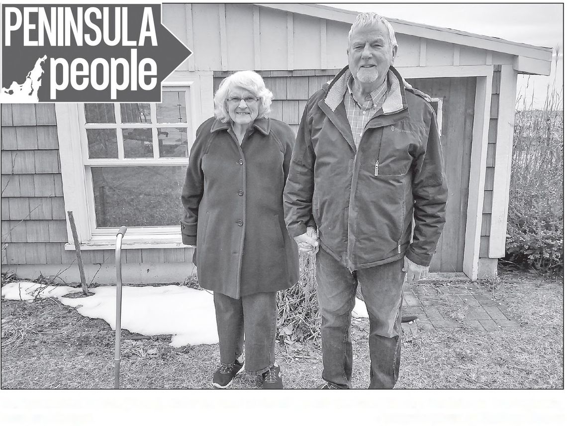 Enterprise photo by Zachary Marano Northport native Bobbie (Dame) Ditzler returned to the village with husband, Frank, after living in Pennsylvania, Iowa, and Oregon.