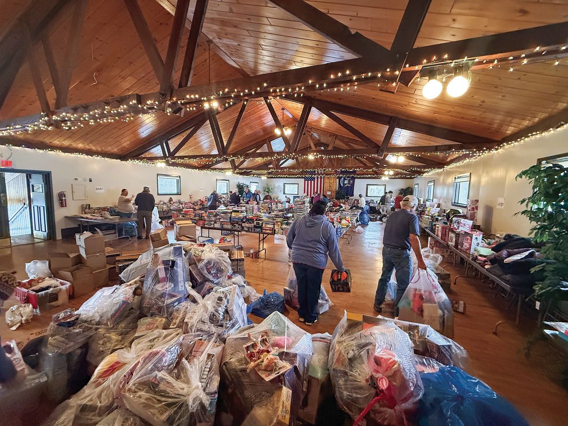 Dozens of volunteers Dozens of volunteers