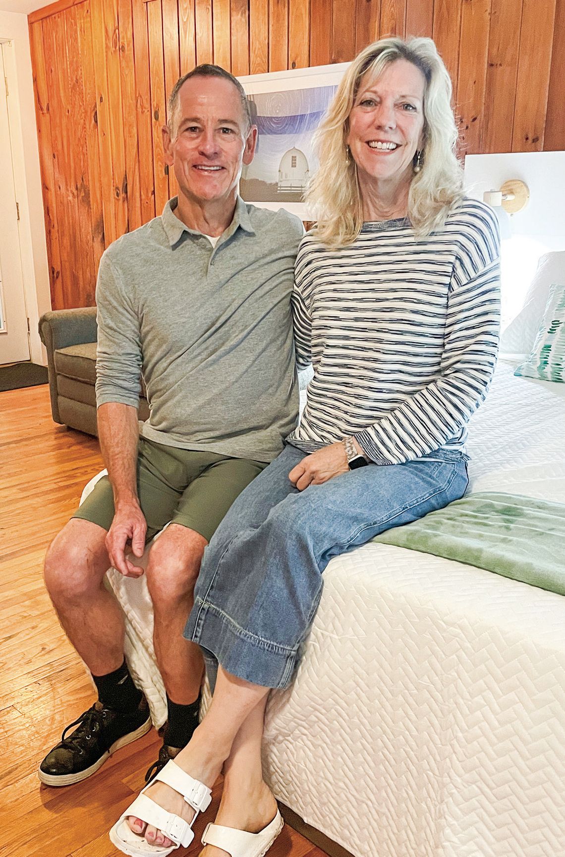 Dune Climb Inn owners Kevin and Michelle Aucello started a new journey in the historic motel business with their first customers staying over Memorial Day weekend. Enterprise photo by Brian Freiberger