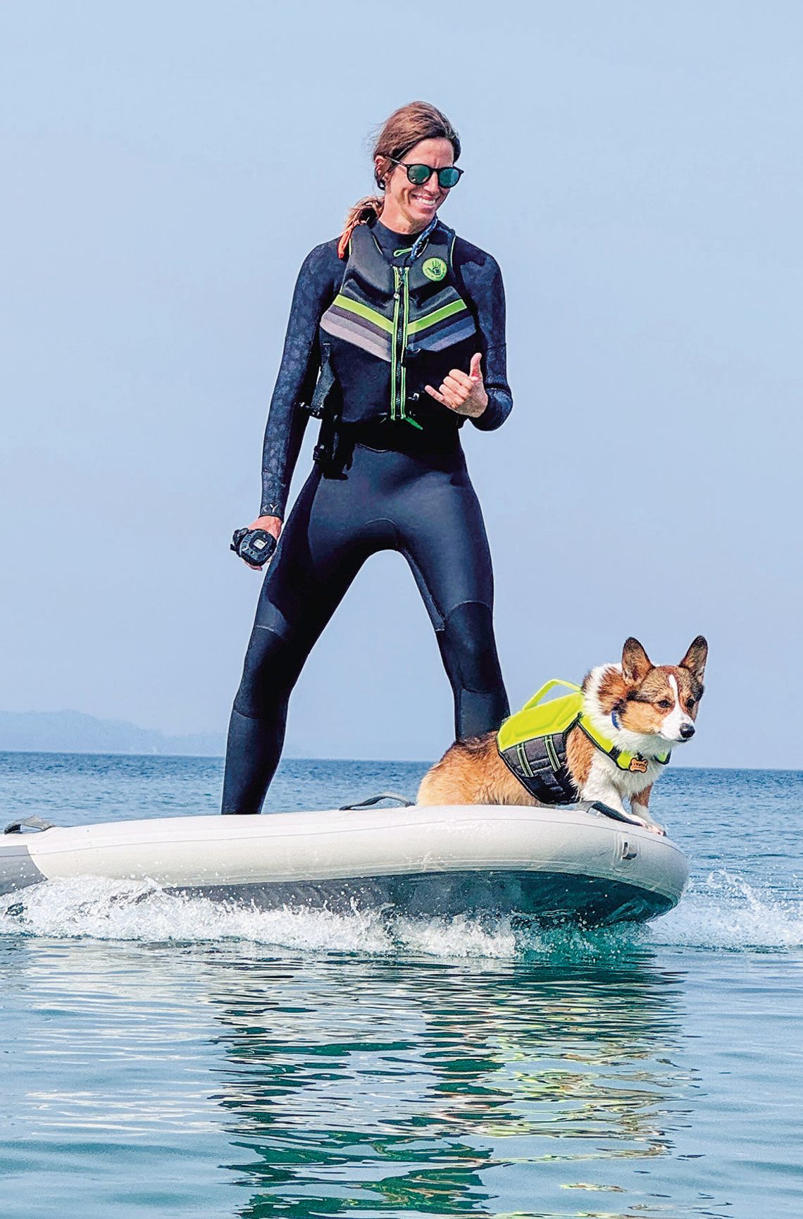 Efoil instructor Courtney Hahn