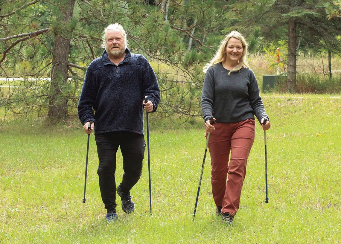 Pete and Marilyn Edwards of Empire love exploring the county in autumn. Courtesy photo