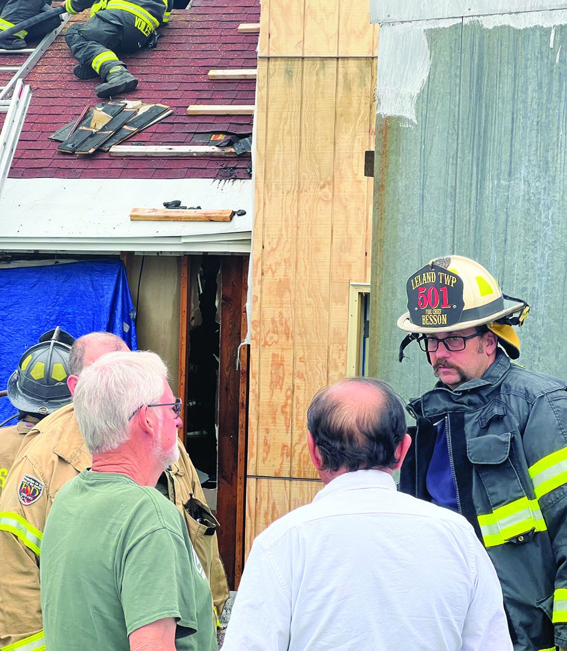 Fire damages NJ’s in Lake Leelanau