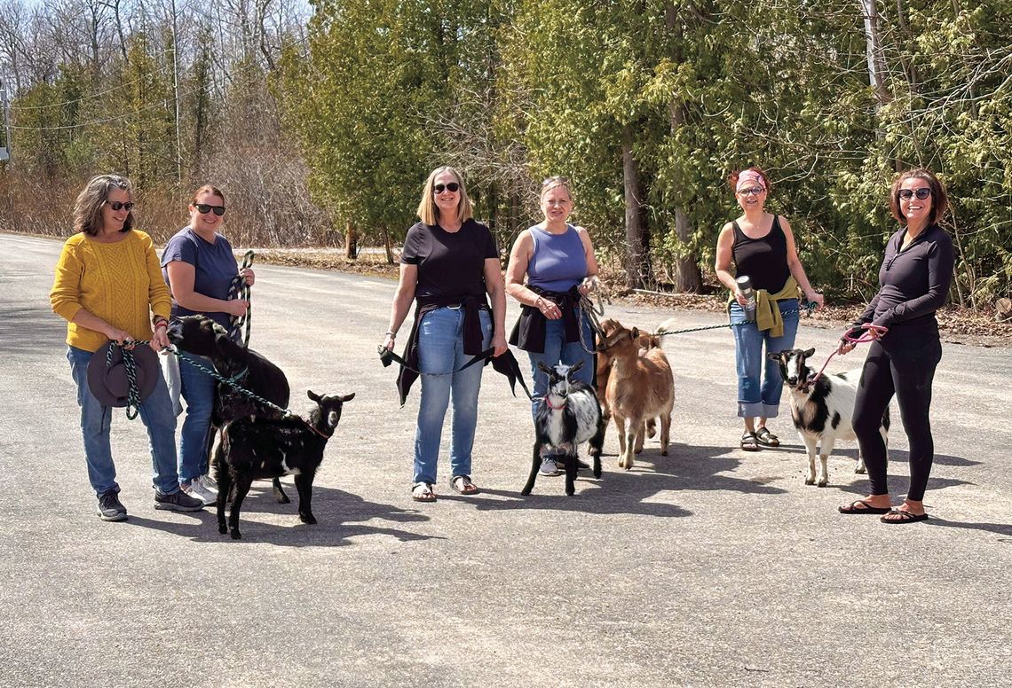 Friends Linda, Heather, Cindy, Chris, Terra, and Kelly