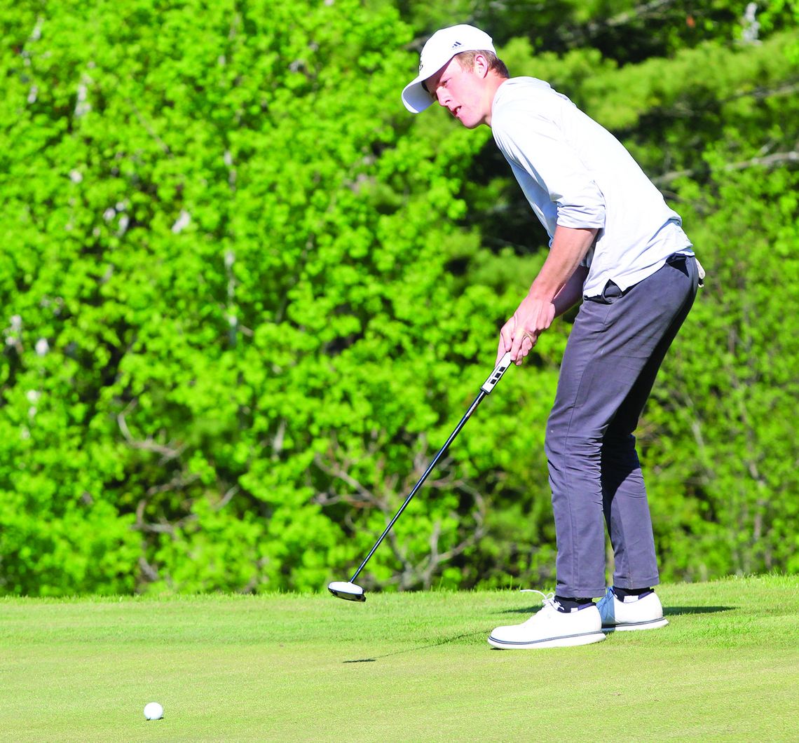 Glen Lake junior Michael Houtteman finished second overall at the MHSAA Div. 4 State Championships at Grand Valley State University on Friday and Saturday. Enterprise photo by Brian Freiberger