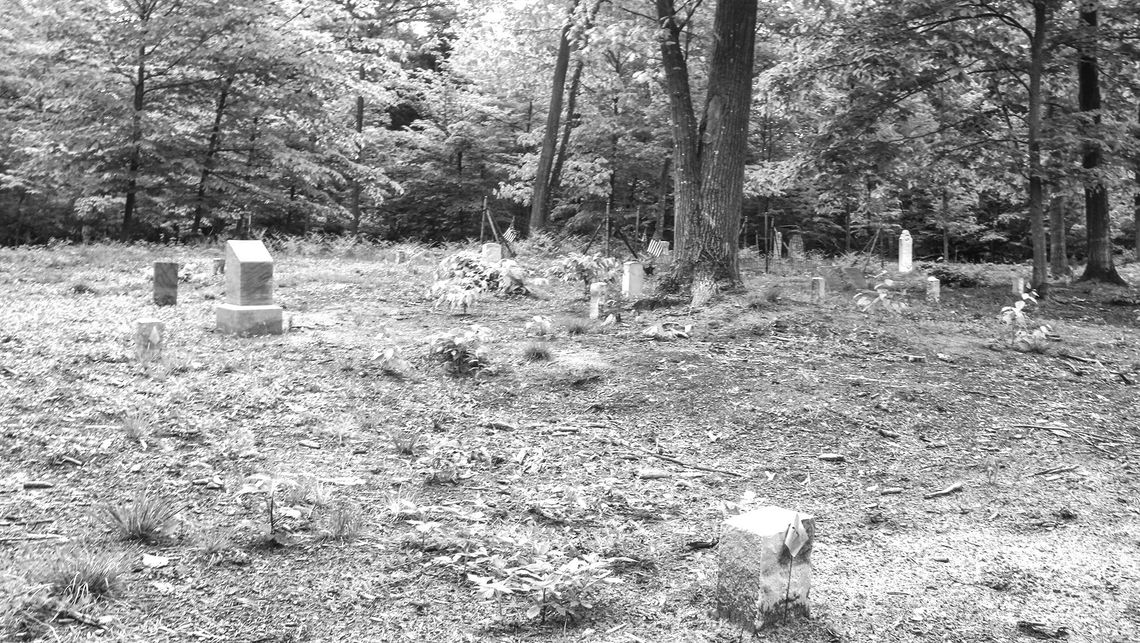 New headstones mark previously abandoned graves at the Glen Arbor historic Cemetery. Enterprise photo by Brian Freiberger