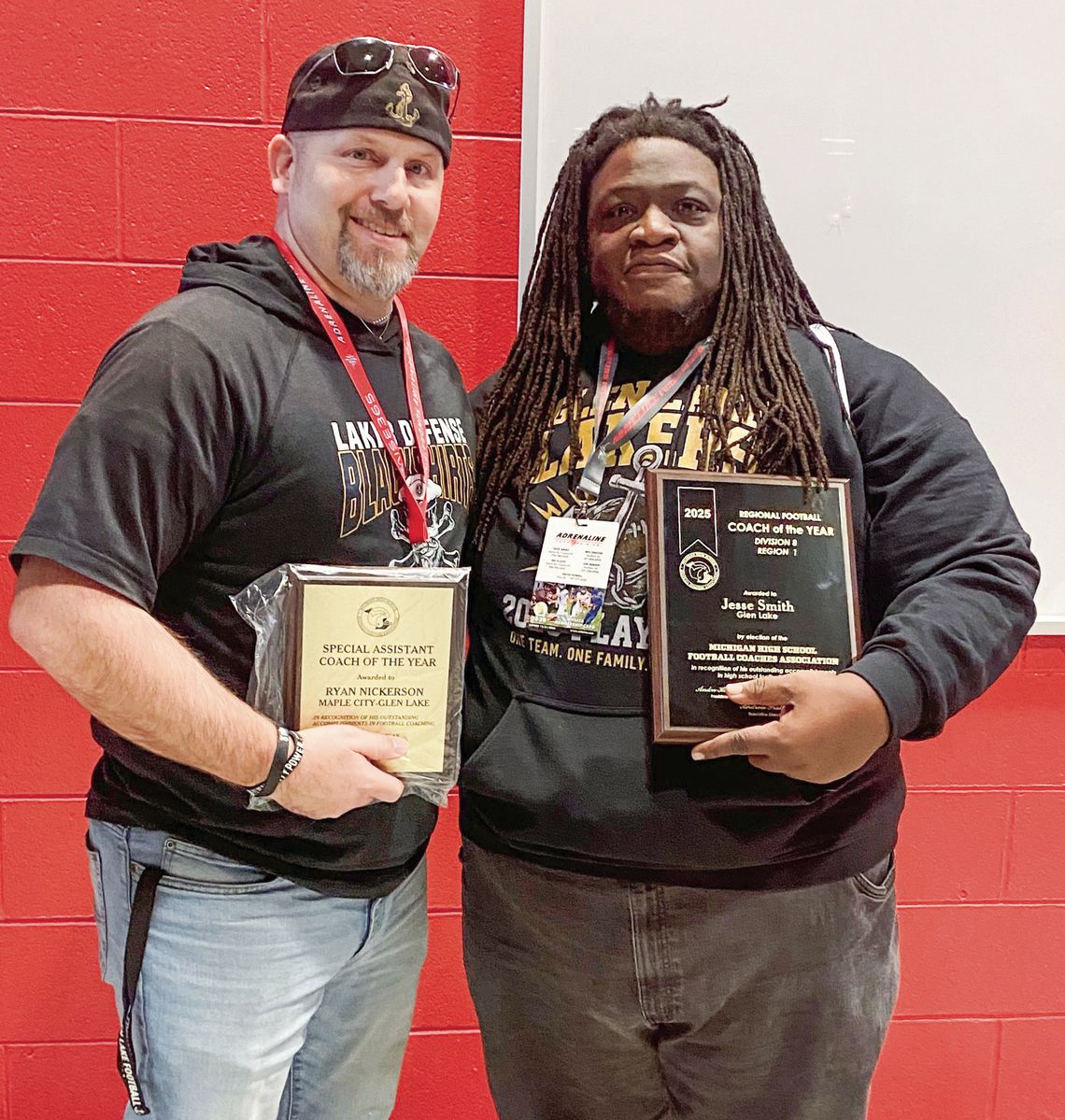 Glen Lake coaches honored at MHFCA