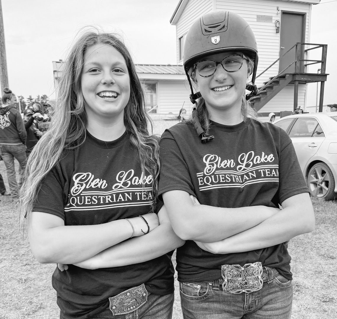 Glen Lake middle schoolers Hailey Braden and Ella Frixen