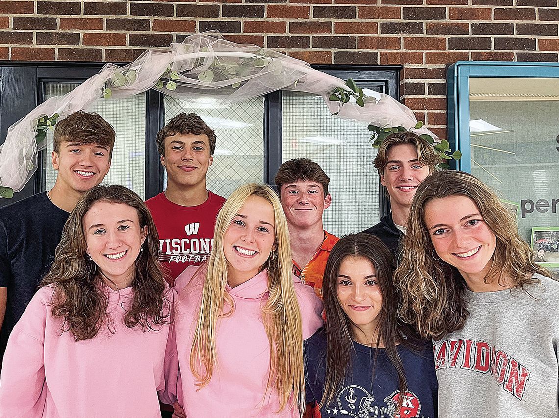 Glen Lake’s Homecoming will take place Friday at 7 p.m. with the homecoming ceremony happening at halftime of the football game. From left to right: Glen Lake senior homecoming representatives Hailey Anderson, Maggie Diotte, Emily alaimo, Jessie Pugh (front row). Isaac Hlavka, Benji Allen,...
