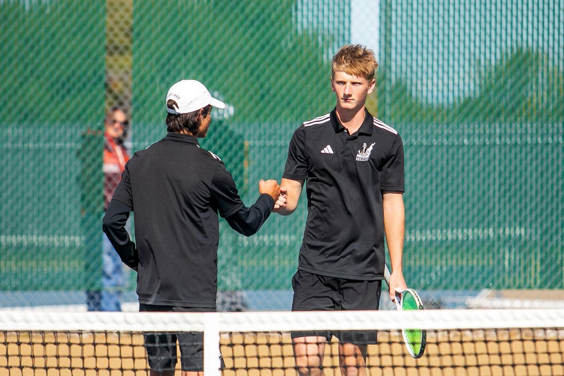 Glen Lake tennis three-peats in regional