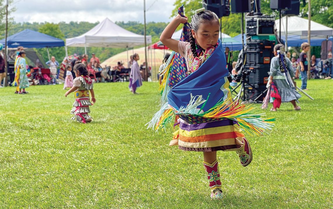 Women’s/girl’s fancy, jingle, and traditional was one of the contest powwow categories, where juniors as young as 6-years-old were able to dance and compete for prize money. More powwow pictures on Page 7. Enterprise photo by Meakalia Previch-Liu