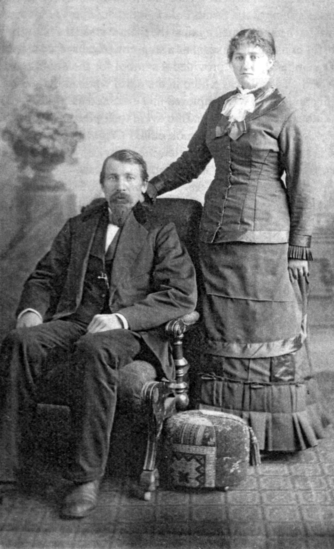 Charles and Mary Bufka purchased 200 acres from Nikodem and Mary Tabor on Sept. 20, 1880. Courtesy of Norbert Bufka