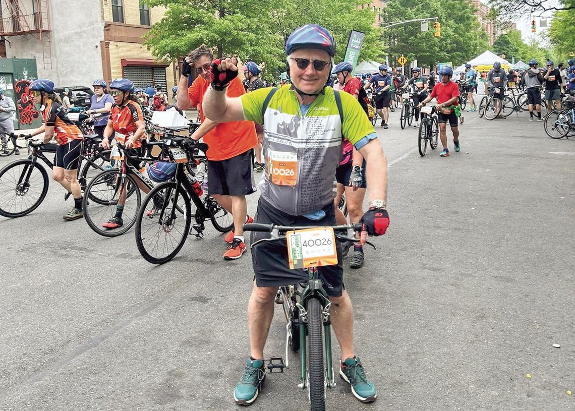 Janik raises 12K during bike ride through NYC