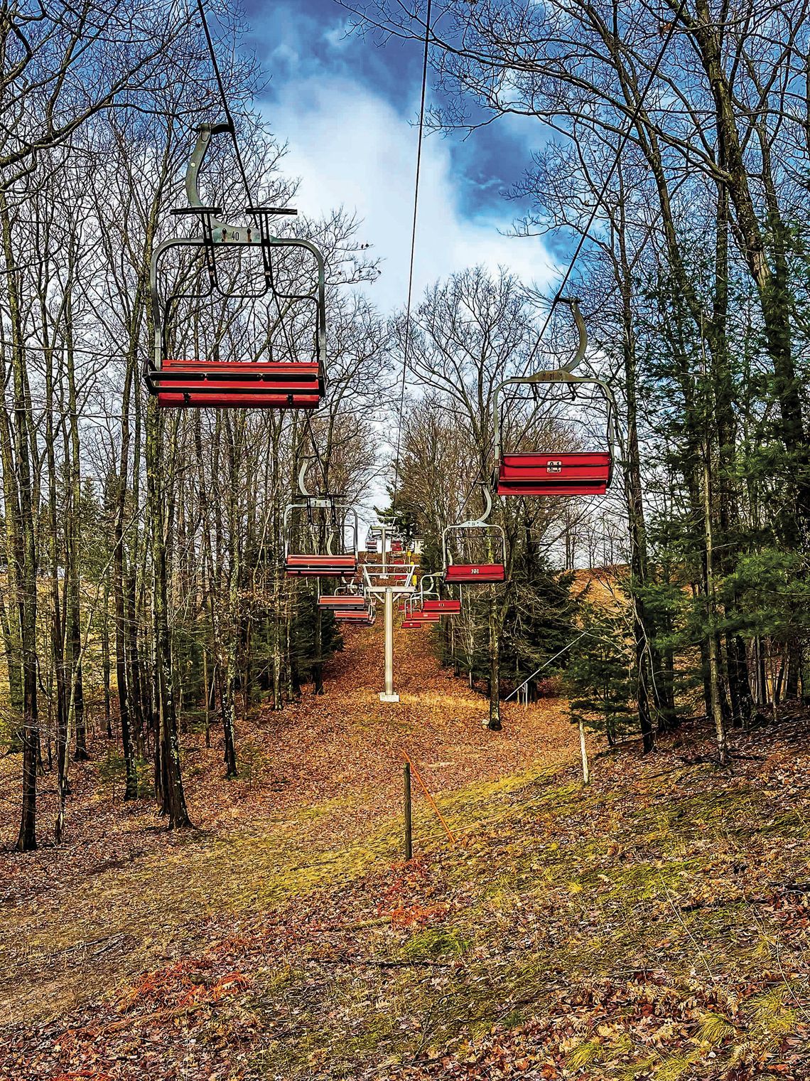 A lack of snow has put the brakes on skiing this year at the Homestead … at least for now. Photo courtesy of Mike Haynes