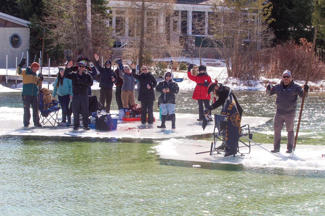 Lake Leelanau ice