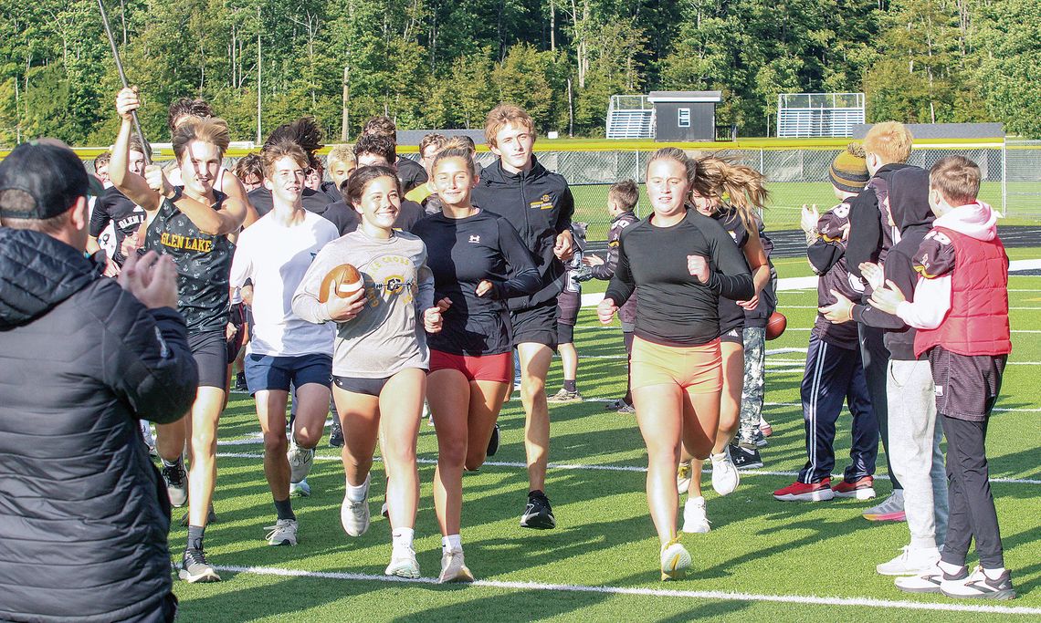 Laker cross country delivers gameball