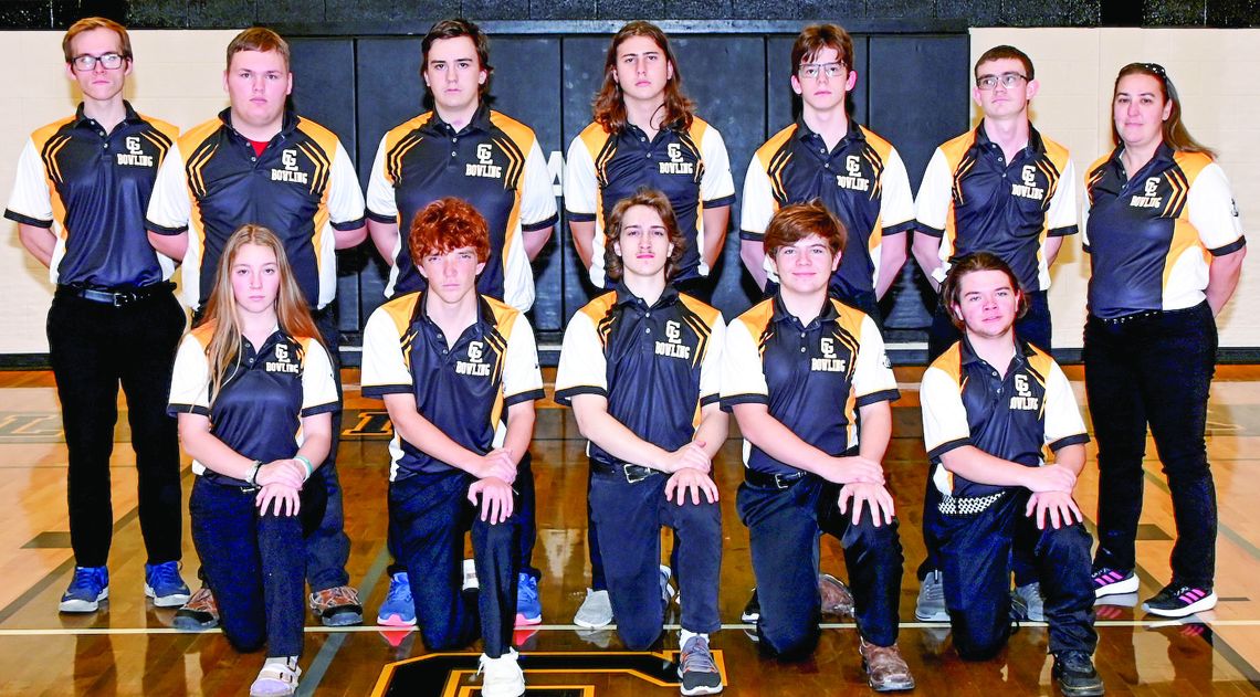 The Glen Lake bowling team finished up its season over the weekend during the team and individual regionals on Friday and Saturday. From left to right: back row Tristan Witkowski, Calvin Houghton, Reilly Kinnee, Tanner Crick, Derian Bootz, Alex MacLelian, coach Rhojo Crick. (Front Row) Ann...