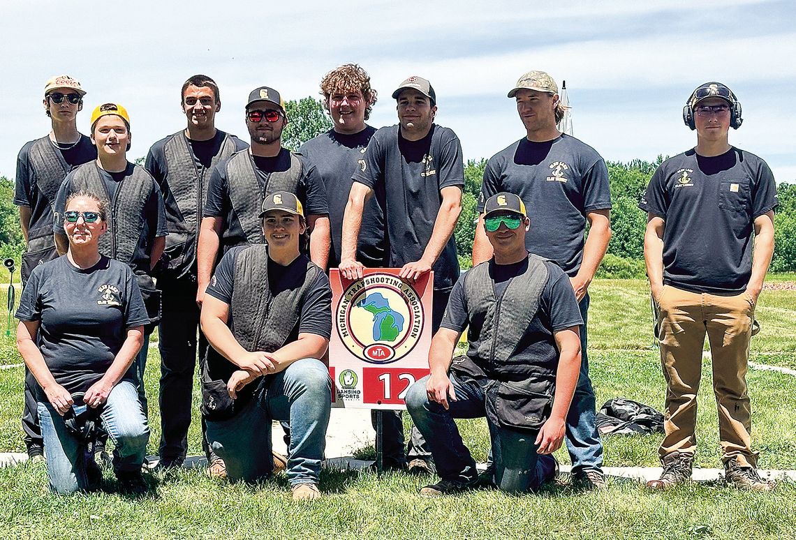 The Glen Lake Clay Target team finished second at state and in conference in 2024. Courtesy photo