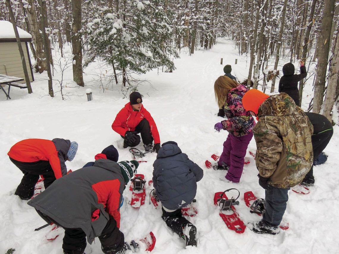 Enjoy a family-friendly hike/program at Sleeping Bear Dunes National Lakeshore this winter. Photo courtesy of the National Park Service