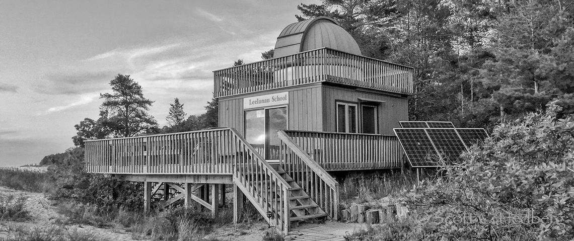 Leelanau School, a private institution, sits on the shores of Lake Michigan and banks of the Crystal River in Glen Arbor with many state of the artamenities including its observatory (pictured). Courtesy photo